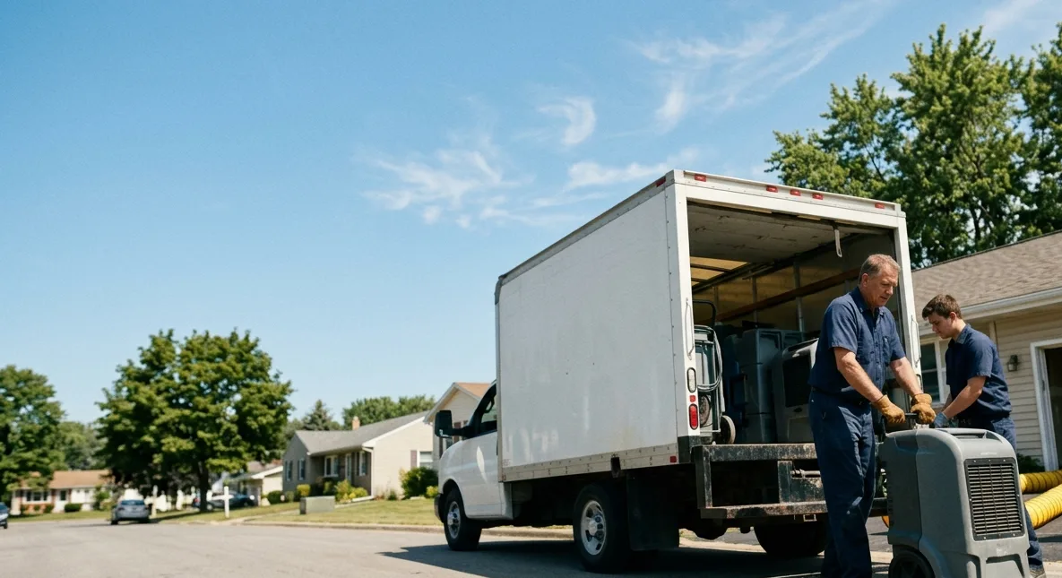 Water Damage Cleanup in Grandview, IN near me